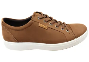 ECCO Herren Soft 7 Bequeme Leder Casual Schnürschuhe Sneaker Ecco Schuhe