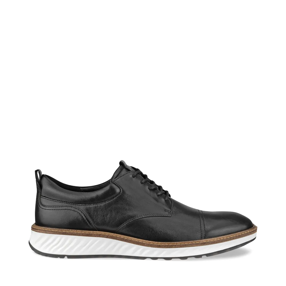 Ecco Herren ST.1 Hybrid Cap Toe Derby Schnürschuh in Schwarz
