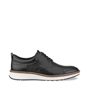 Ecco Herren ST.1 Hybrid Cap Toe Derby Schnürschuh in Schwarz
