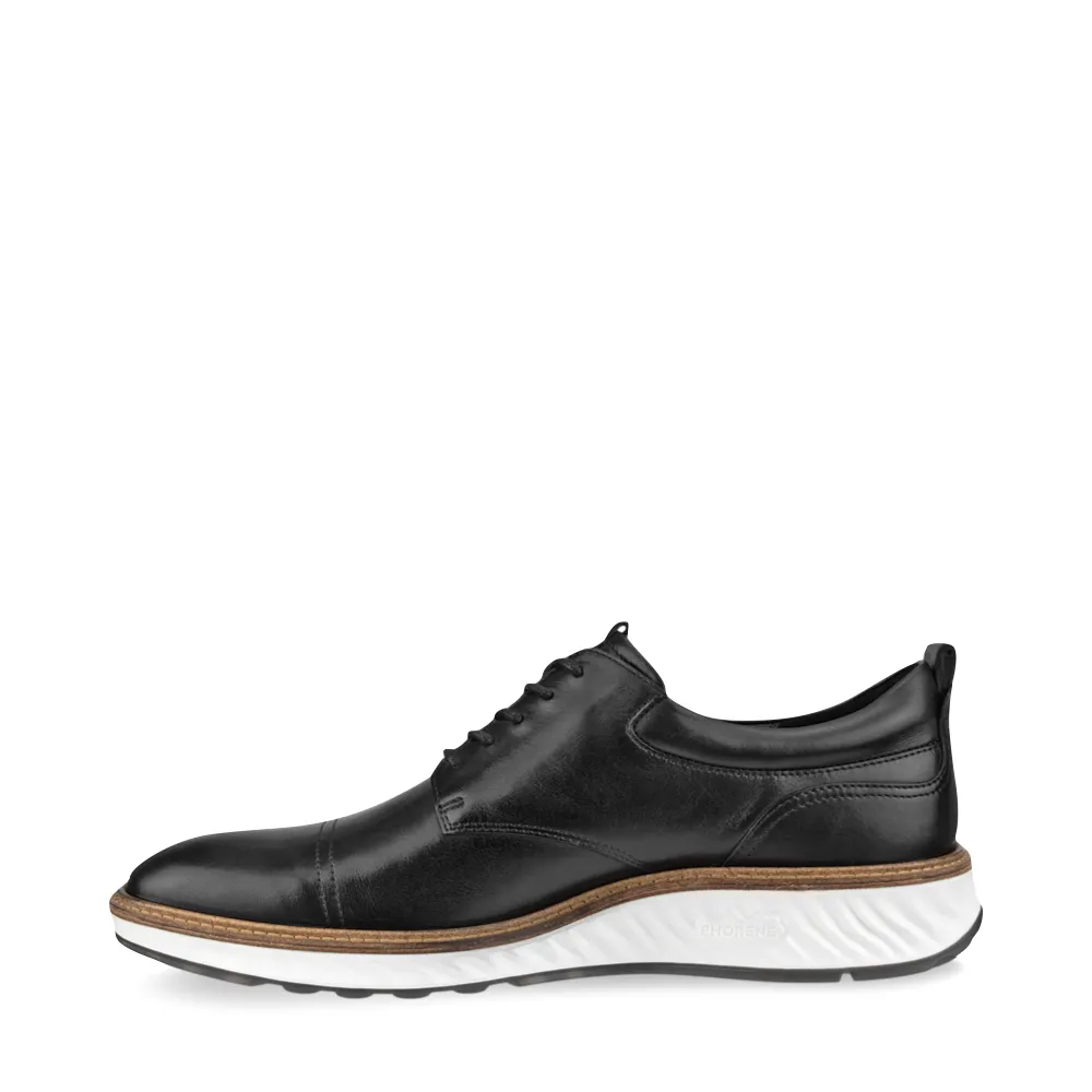 Ecco Herren ST.1 Hybrid Cap Toe Derby Schnürschuh in Schwarz