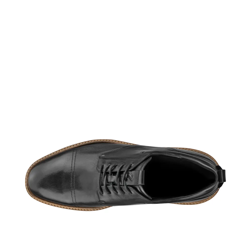 Ecco Herren ST.1 Hybrid Cap Toe Derby Schnürschuh in Schwarz
