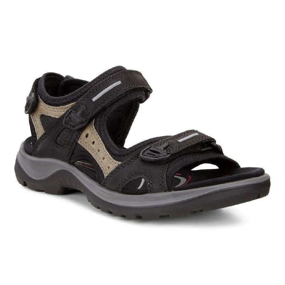 ECCO Damen 069563 Yucatan Sandale Schwarz Nubuk