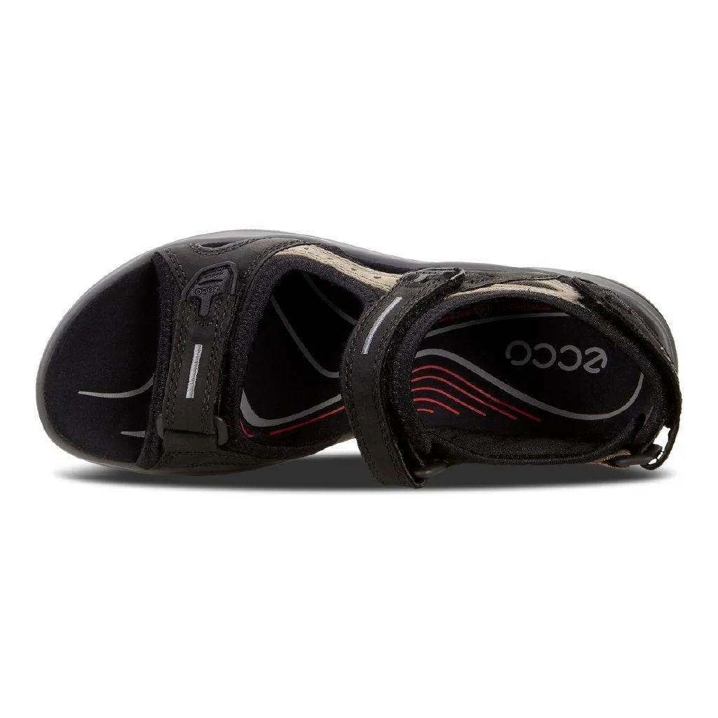 ECCO Damen 069563 Yucatan Sandale Schwarz Nubuk