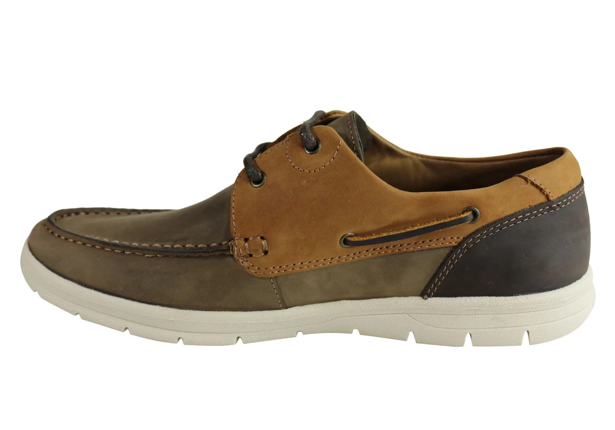 Ferricelli Anker Herren Gepolsterte Bequeme Freizeitschuhe aus Leder mit Schnürung Ferricelli Schuhe