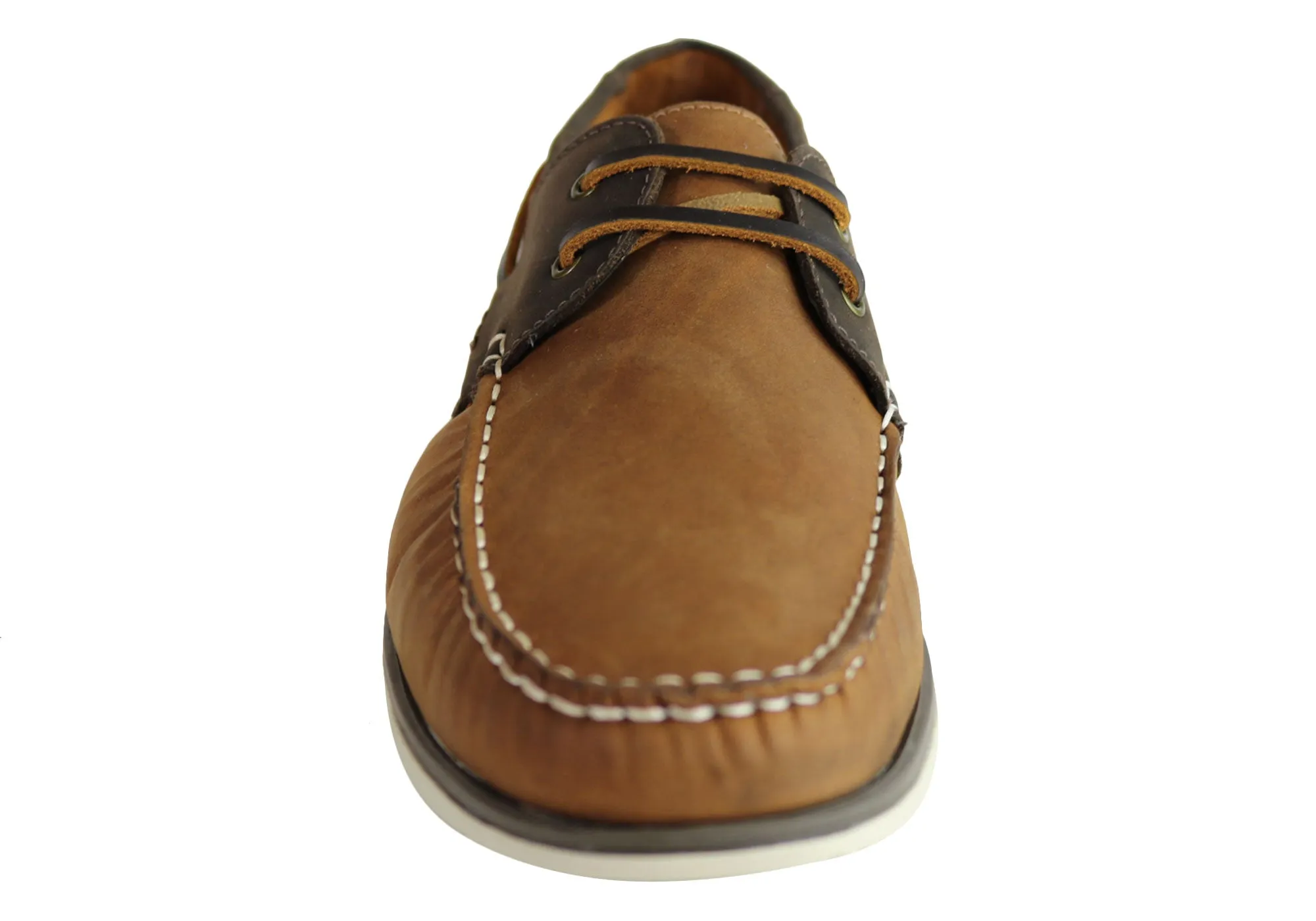 Ferricelli Gordon Herren Freizeit-Lederschuhe mit Schnürung Hergestellt in Brasilien Ferricelli Schuhe
