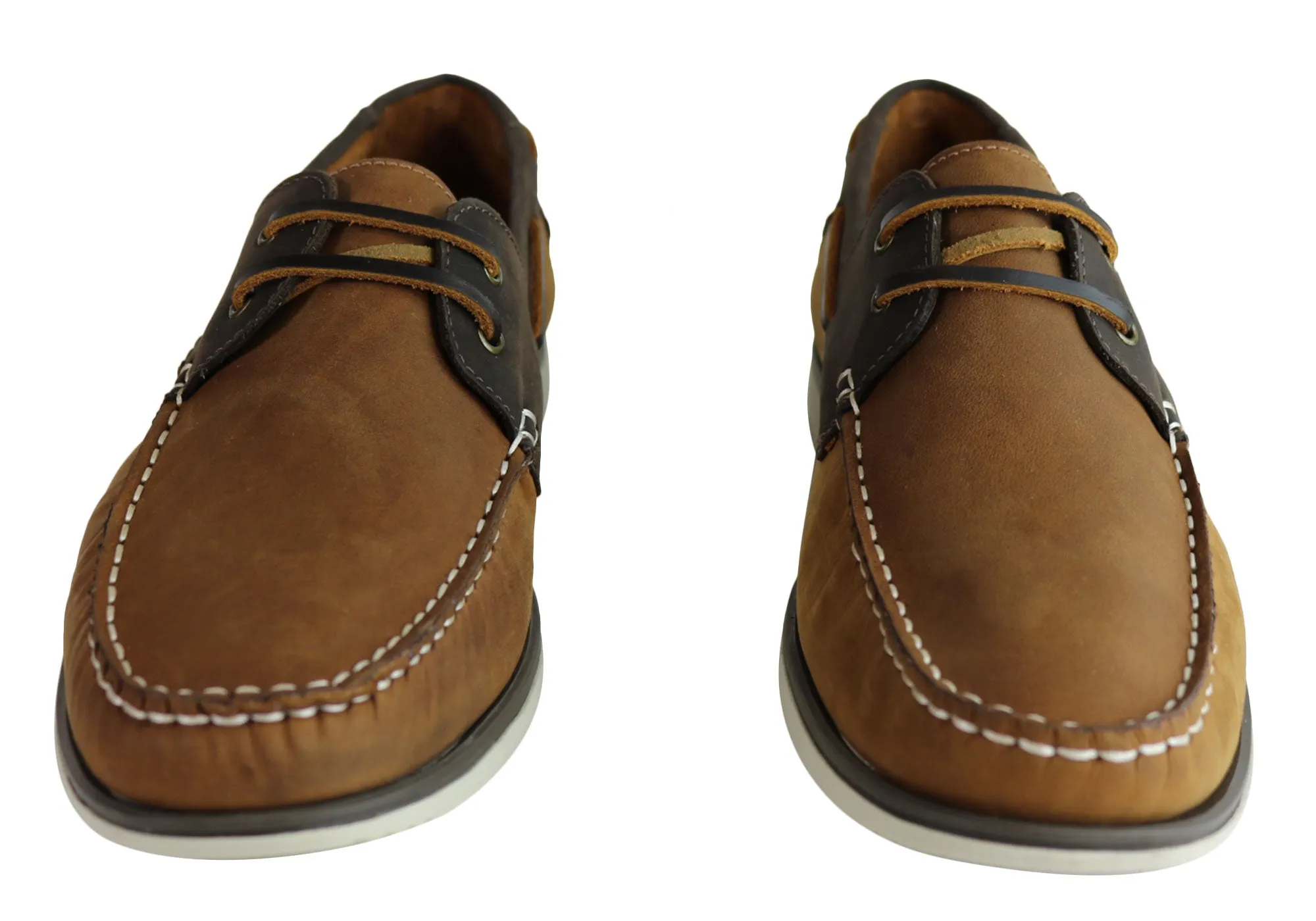 Ferricelli Gordon Herren Freizeit-Lederschuhe mit Schnürung Hergestellt in Brasilien Ferricelli Schuhe