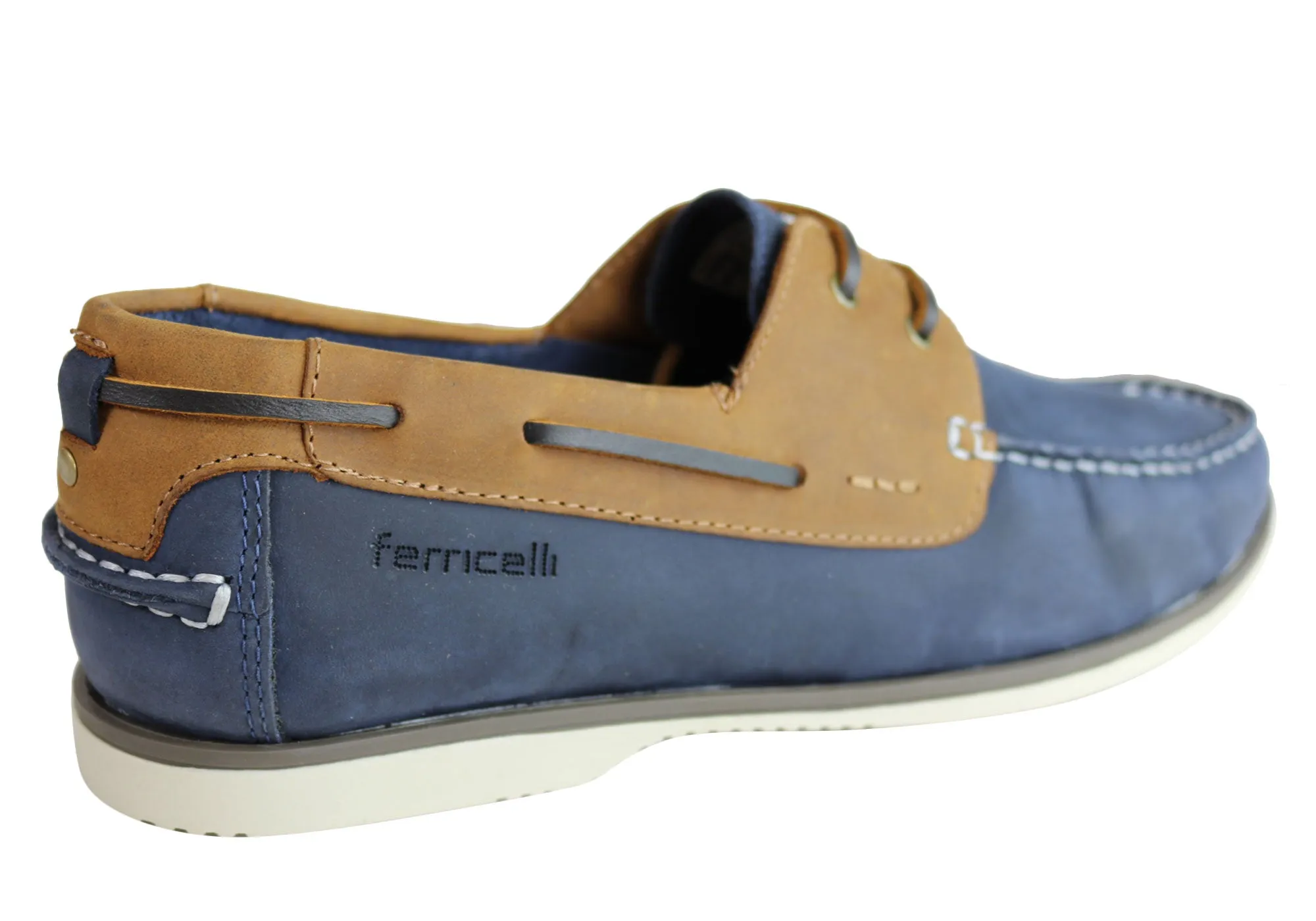 Ferricelli Gordon Herren Freizeit-Lederschuhe mit Schnürung Hergestellt in Brasilien Ferricelli Schuhe