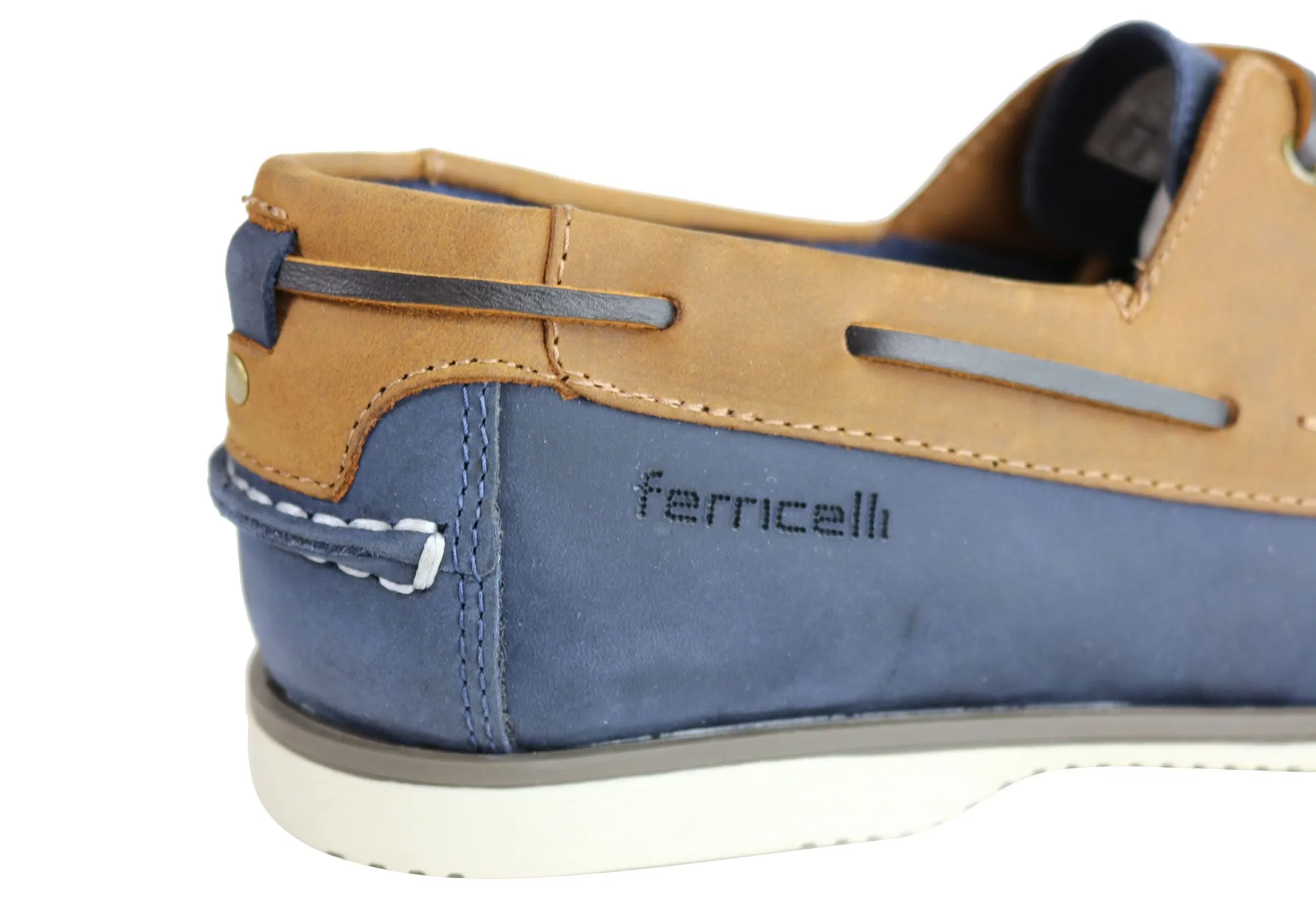 Ferricelli Gordon Herren Freizeit-Lederschuhe mit Schnürung Hergestellt in Brasilien Ferricelli Schuhe