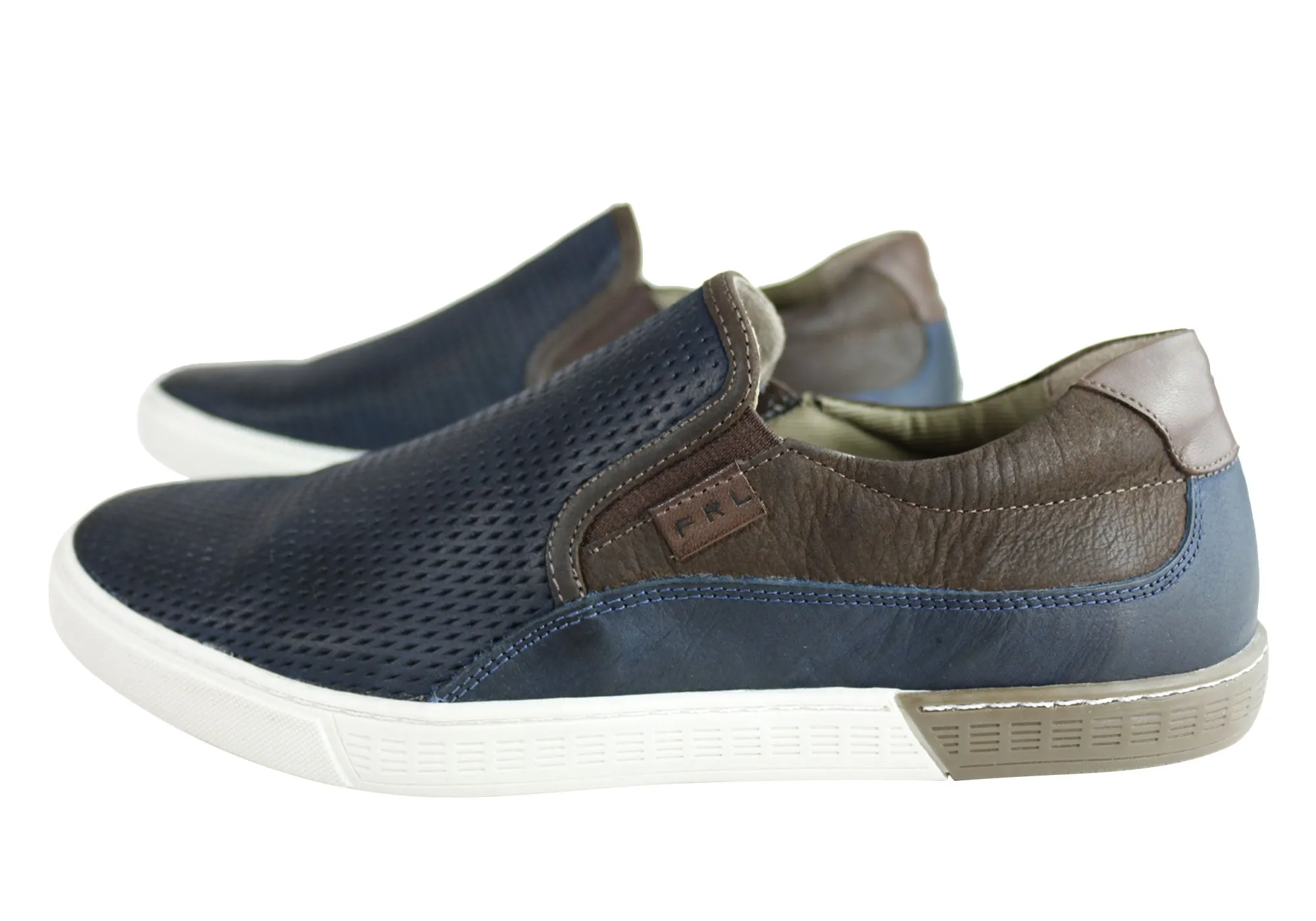 Ferricelli Kelvin Herren Leder Slip-On Freizeitschuhe Hergestellt in Brasilien Ferricelli Schuhe