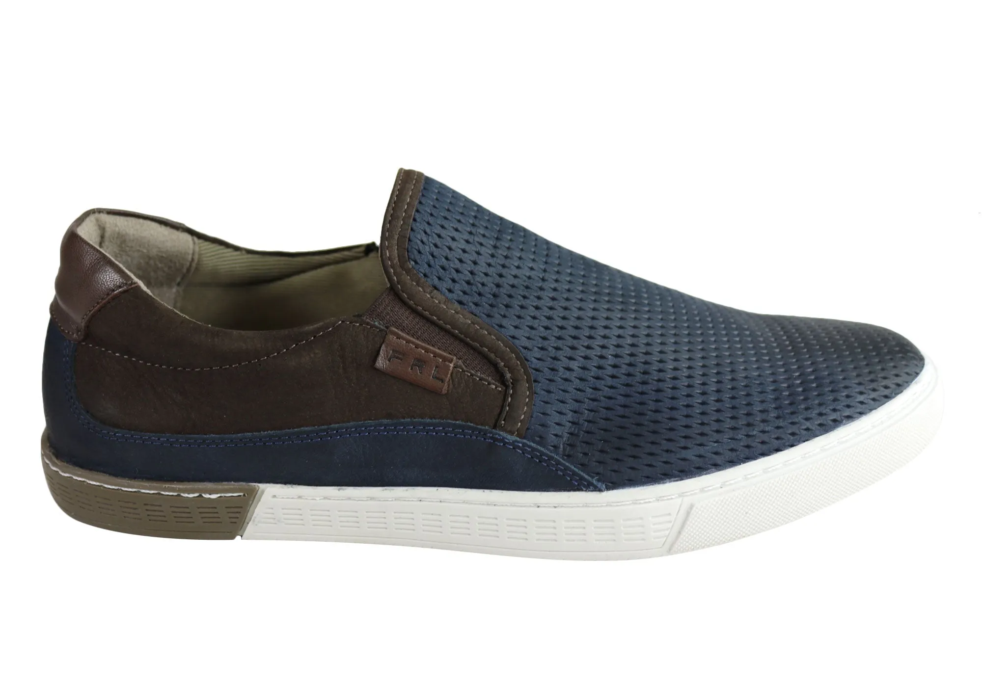 Ferricelli Kelvin Herren Leder Slip-On Freizeitschuhe Hergestellt in Brasilien Ferricelli Schuhe