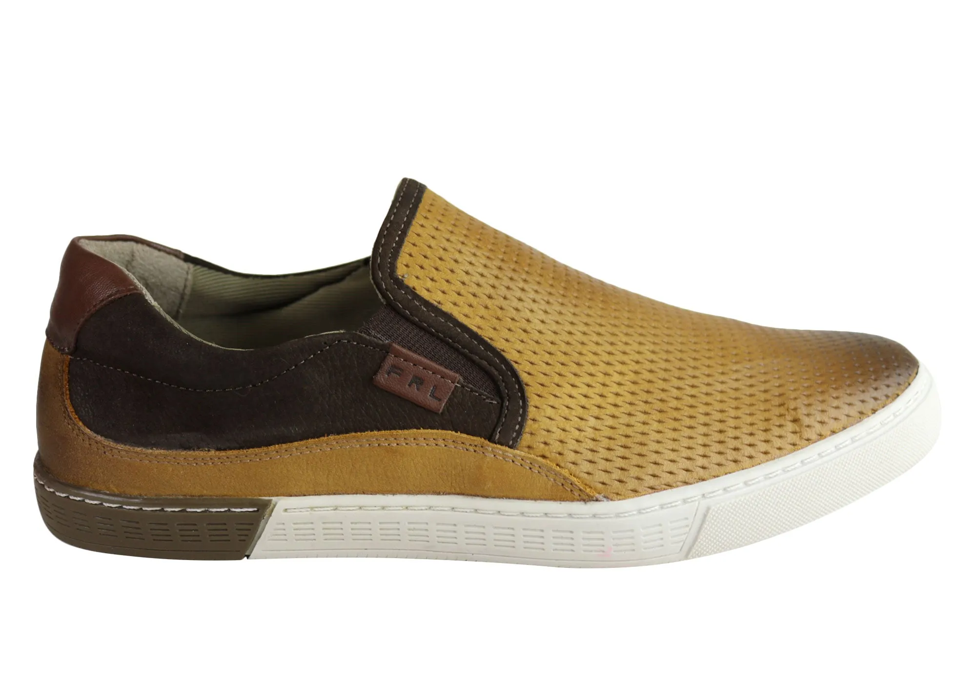 Ferricelli Kelvin Herren Leder Slip-On Freizeitschuhe Hergestellt in Brasilien Ferricelli Schuhe