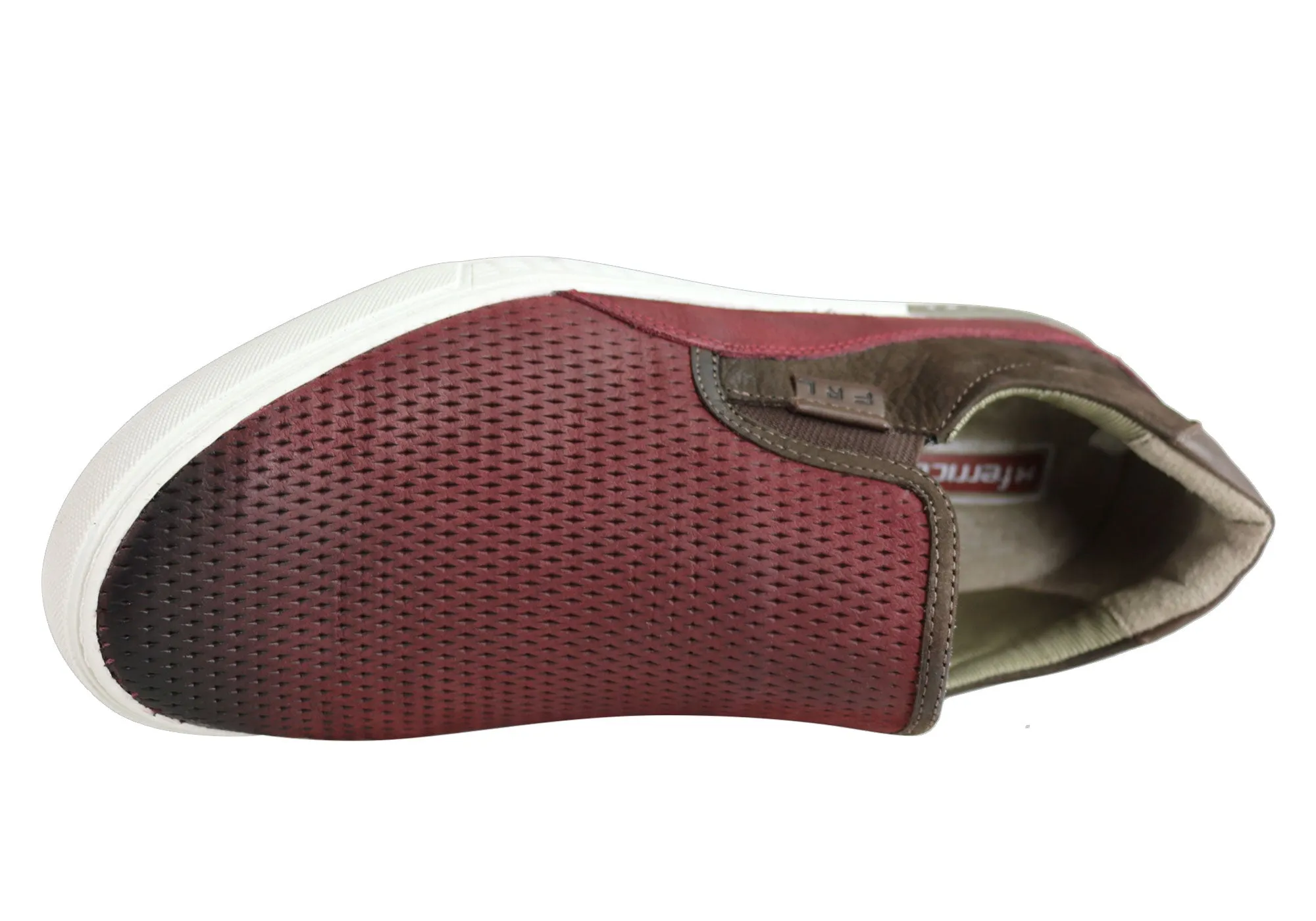 Ferricelli Kelvin Herren Leder Slip-On Freizeitschuhe Hergestellt in Brasilien Ferricelli Schuhe