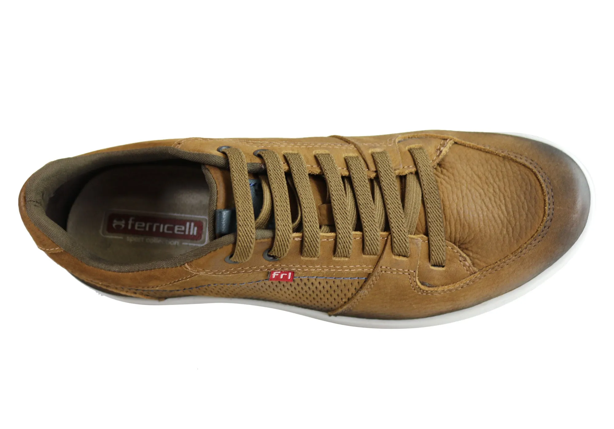 Ferricelli Orbit Herren Leder Slip-On Freizeitschuhe Hergestellt in Brasilien Ferricelli Schuhe