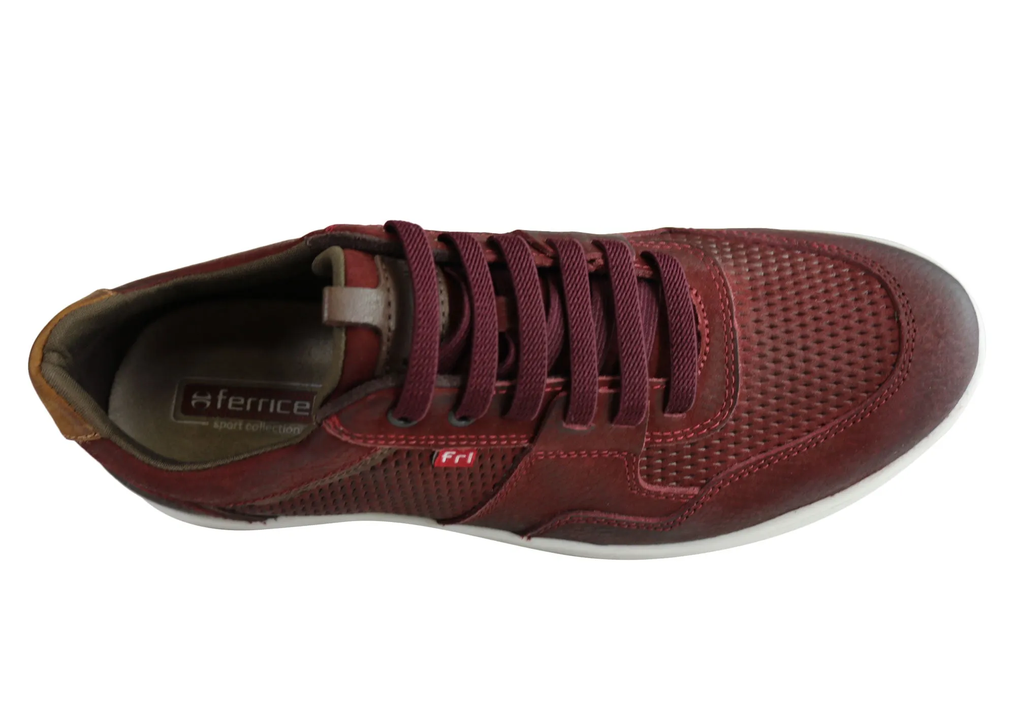 Ferricelli Orbit Herren Leder Slip-On Freizeitschuhe Hergestellt in Brasilien Ferricelli Schuhe