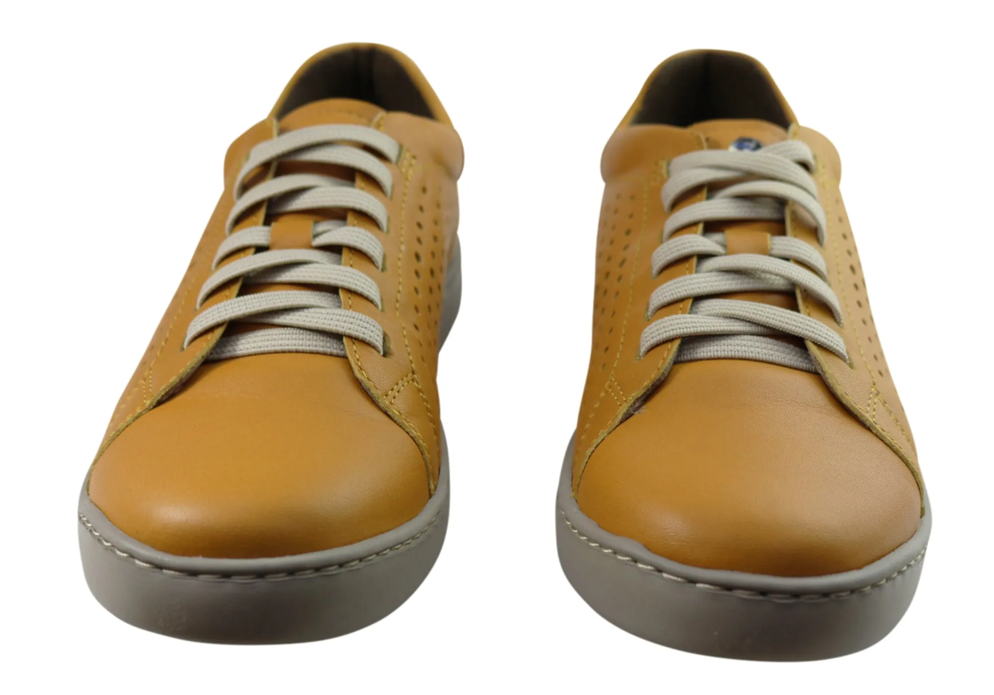 Flex & Go Abra Damen Komfort Ledercasualschuhe Hergestellt in Portugal Flex & Go Schuhe