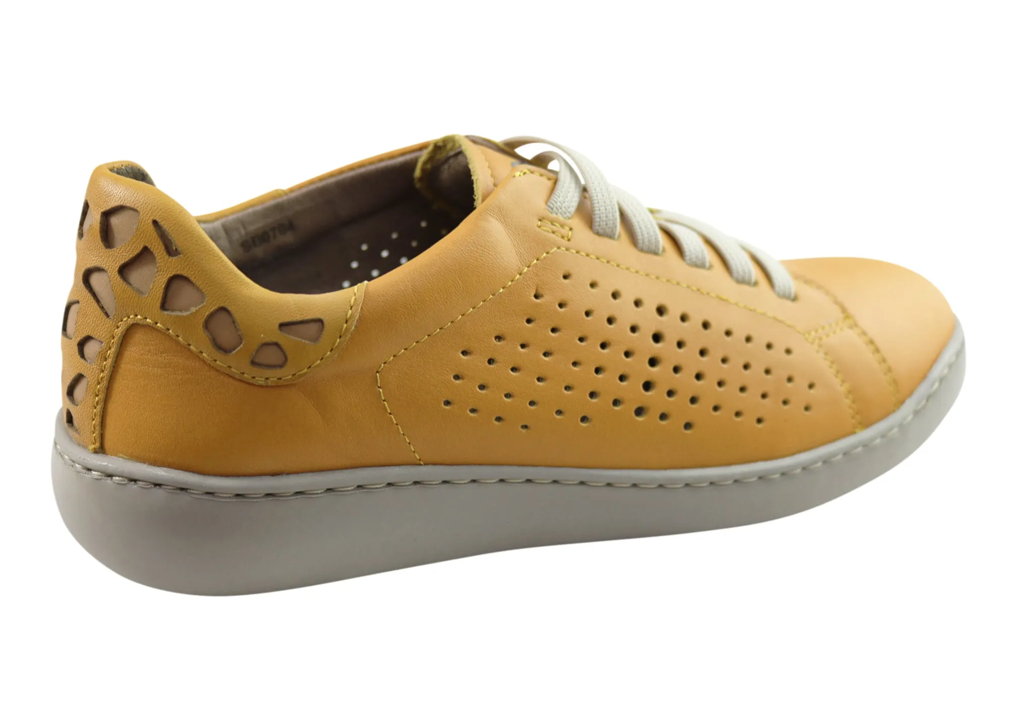 Flex & Go Abra Damen Komfort Ledercasualschuhe Hergestellt in Portugal Flex & Go Schuhe