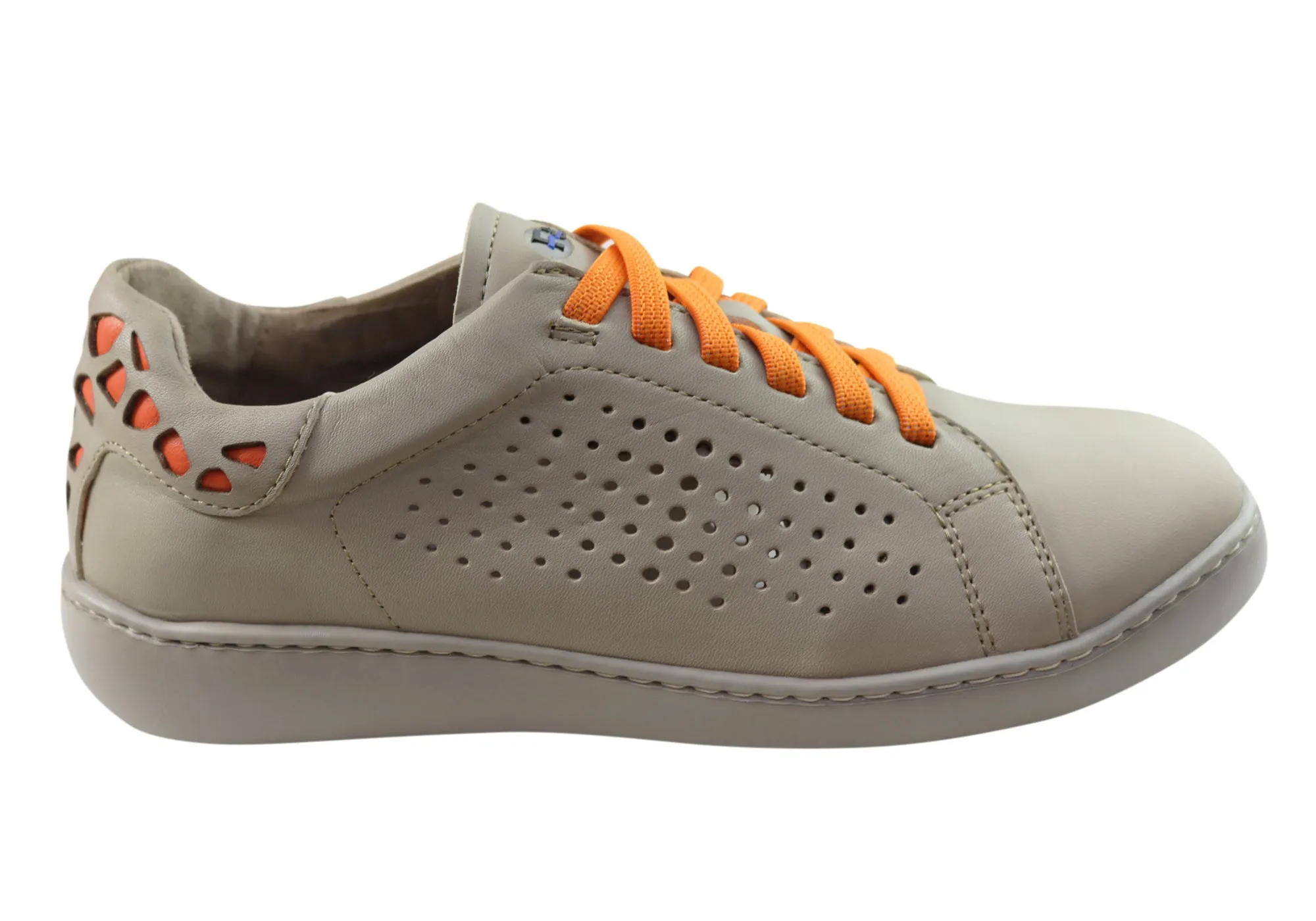 Flex & Go Abra Damen Komfort Ledercasualschuhe Hergestellt in Portugal Flex & Go Schuhe