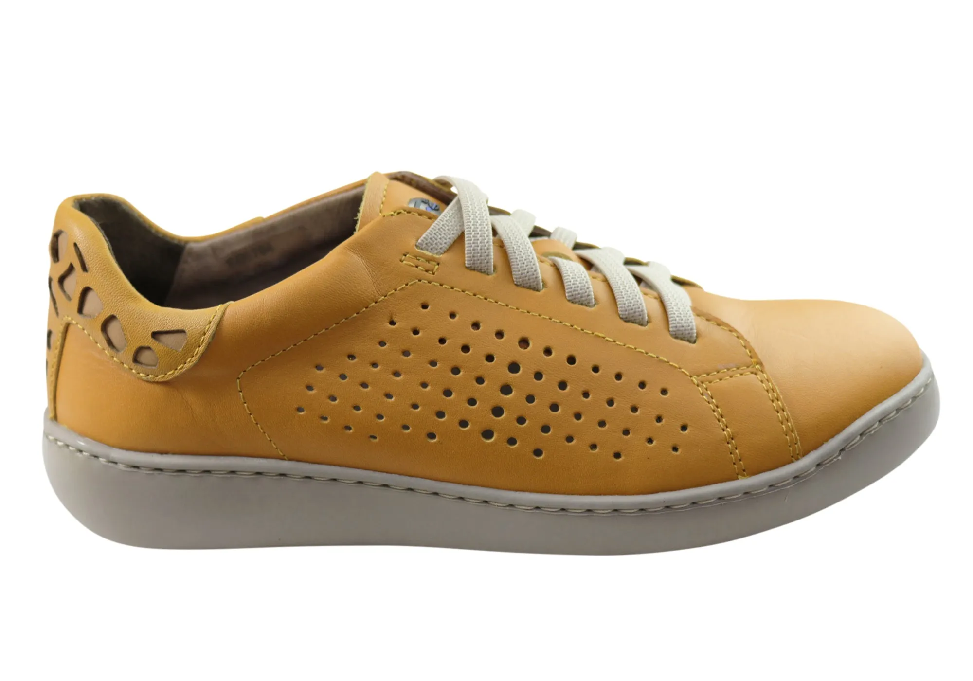 Flex & Go Abra Damen Komfort Ledercasualschuhe Hergestellt in Portugal Flex & Go Schuhe