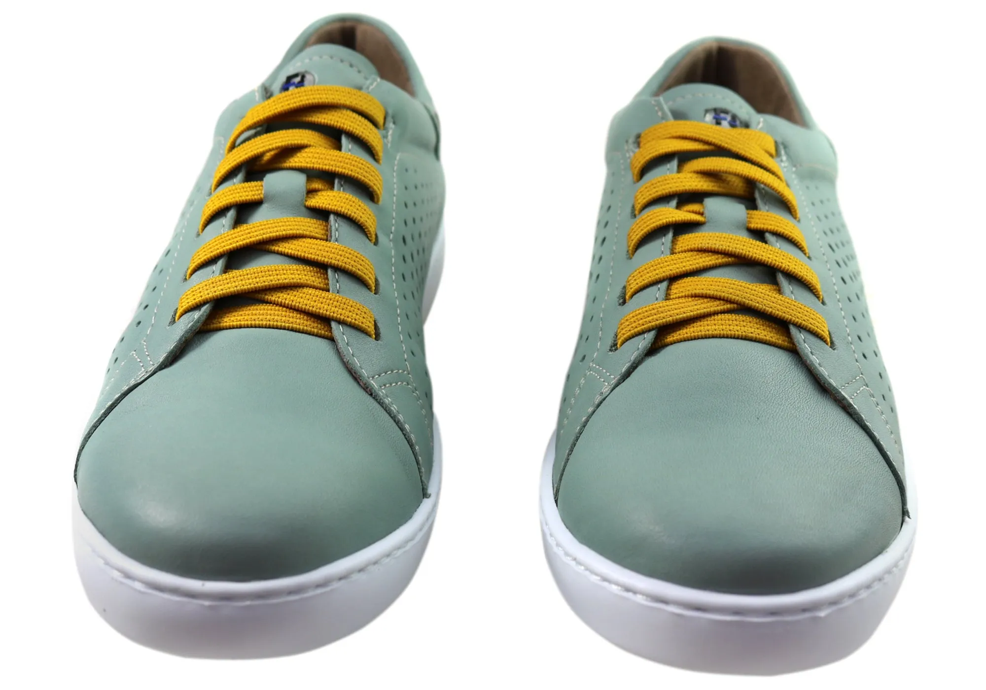 Flex & Go Abra Damen Komfort Ledercasualschuhe Hergestellt in Portugal Flex & Go Schuhe