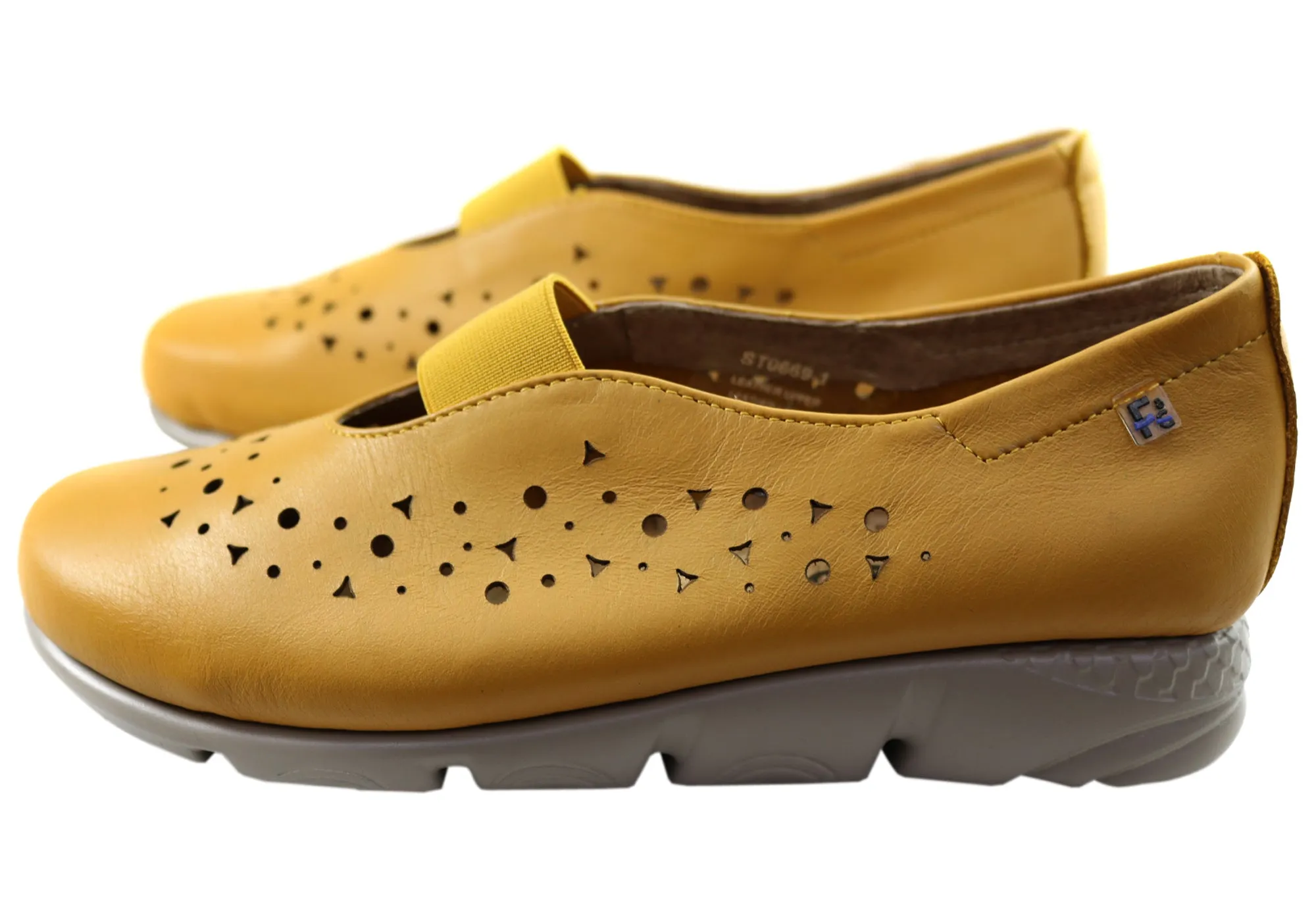 Flex & Go Anouk Damen Bequeme Lederschuhe Hergestellt In Portugal Flex & Go Schuhe