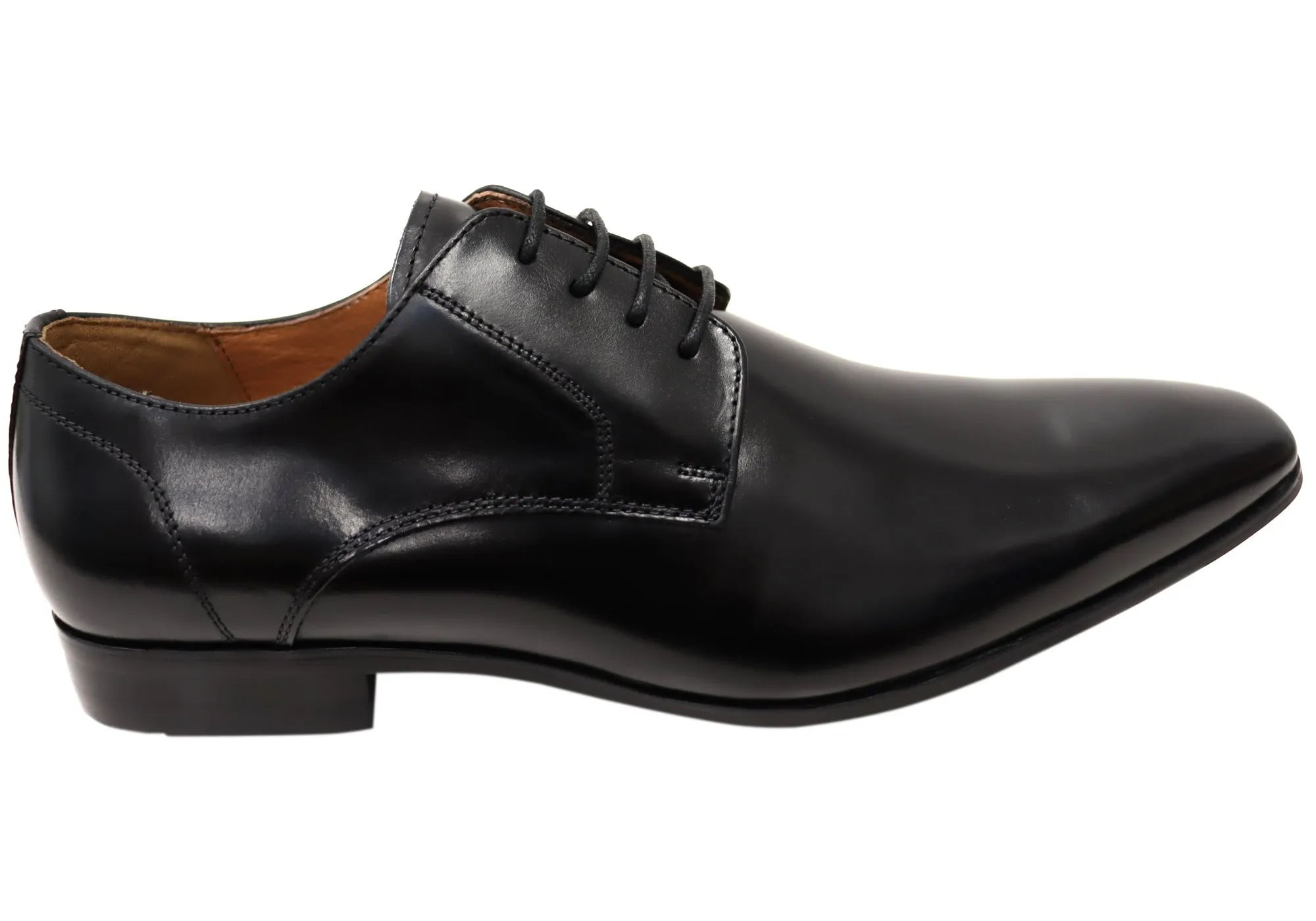 Florsheim Herren Kabul Plain Toe Derby EE Extra Weite Lederschuhe Florsheim Schuhe