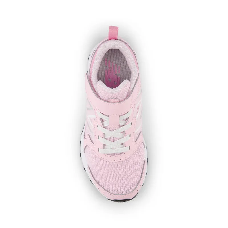 Fresh Foam 650 Bungee-Schnürsenkel mit Oberriemen - Hell-Himbeere mit Rosa Zucker - Kinder