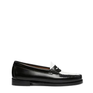 G.H.Bass Damen Bass Weejun Penny Loafer Schwarz & Weiß Leder G.H.Bass Schuhe