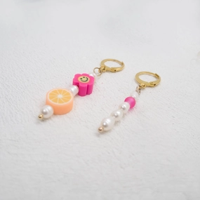 GOOD VIBES ONLY MISMATCHED EARRINGS
