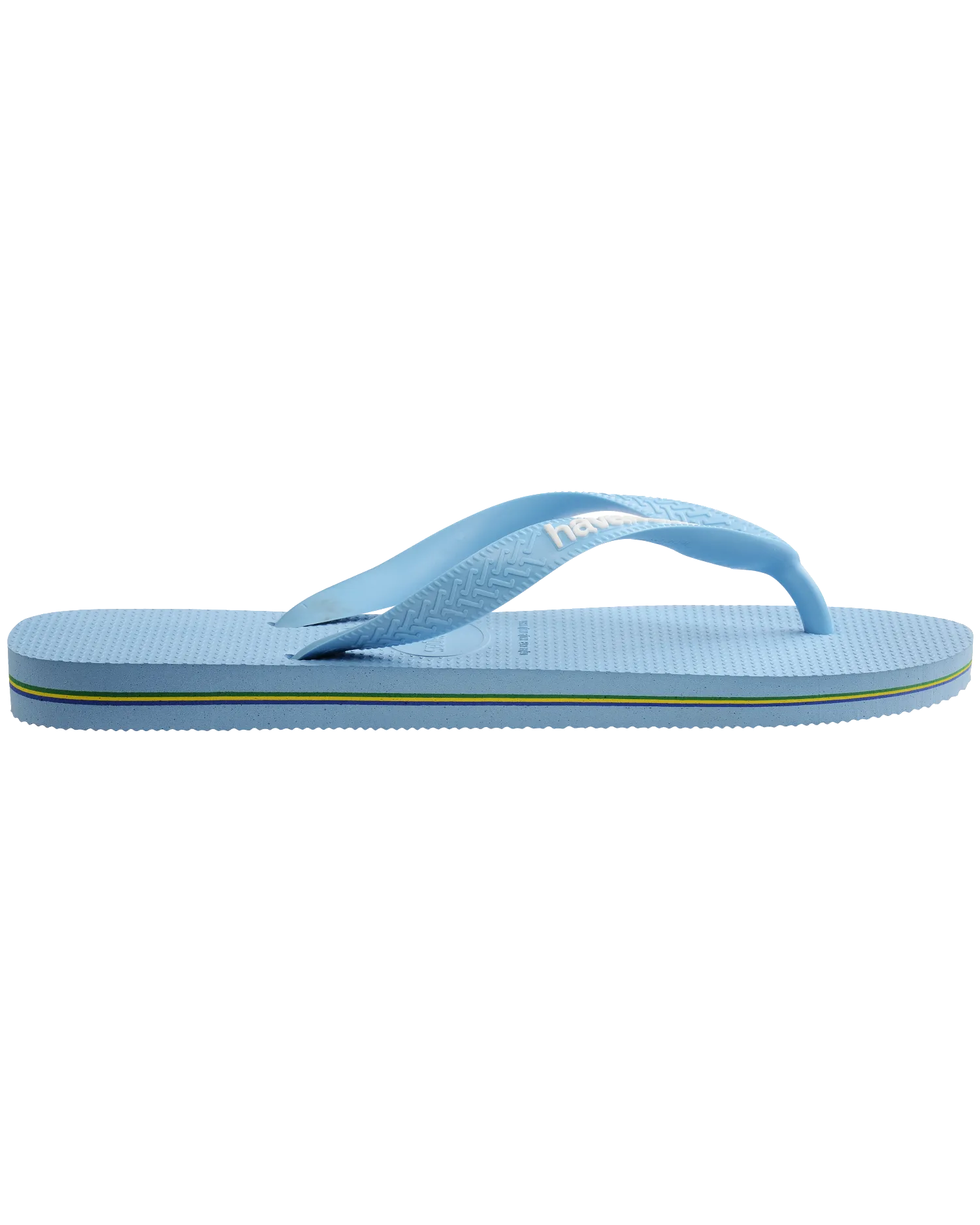 Havaianas Schuhe Brasilien Logo Flip-Flops in Blau Lavendel & Weiß