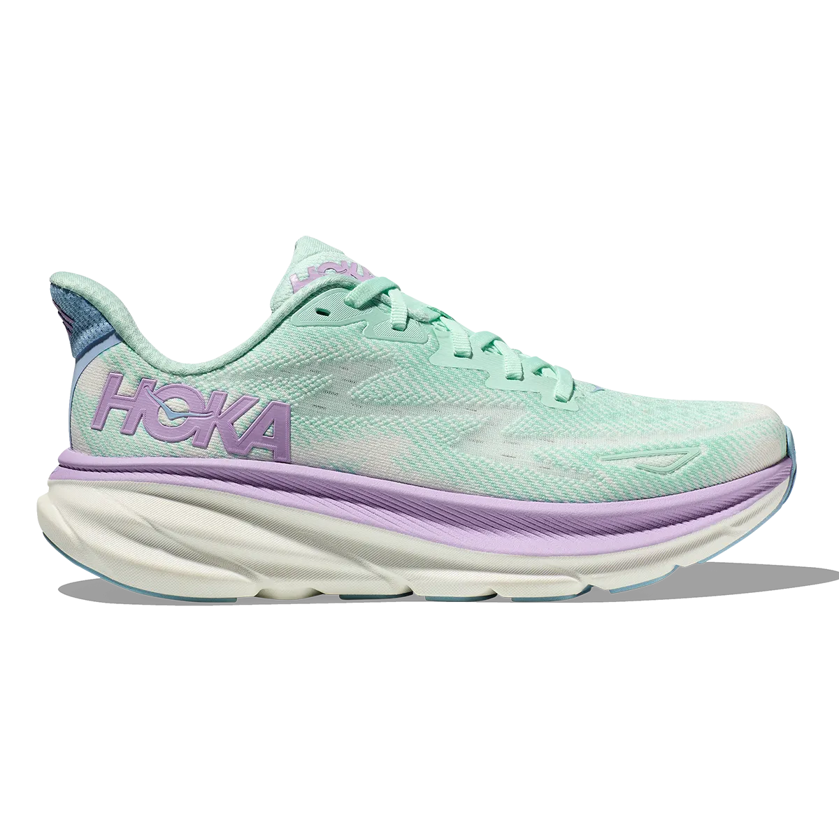 Hoka Clifton 9 - Sonnenbeschienener Ozean - Lila Dunst