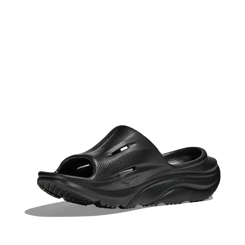 Hoka Ora Recovery Slide 3 Sandale in Schwarz