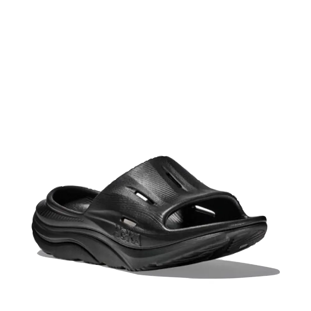 Hoka Ora Recovery Slide 3 Sandale in Schwarz