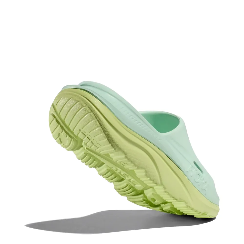 Hoka Ora Recovery Slide Sandal 3 in Aqua Breeze/Selleriesaft