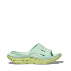 Hoka Ora Recovery Slide Sandal 3 in Aqua Breeze/Selleriesaft
