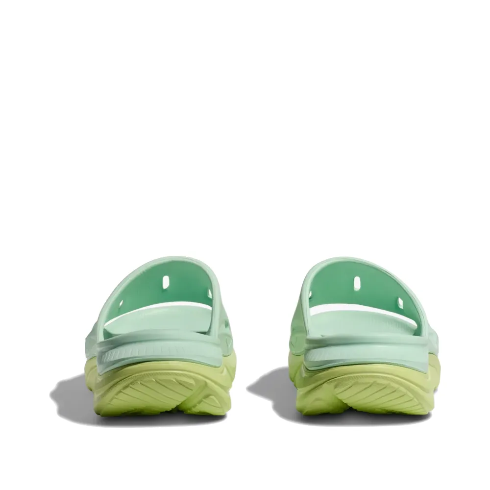 Hoka Ora Recovery Slide Sandal 3 in Aqua Breeze/Selleriesaft
