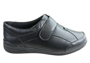 Homyped Chelsea Damen Leder Bequemschuhe Weite Passform Verstellbare Schuhe Homyped Schuhe