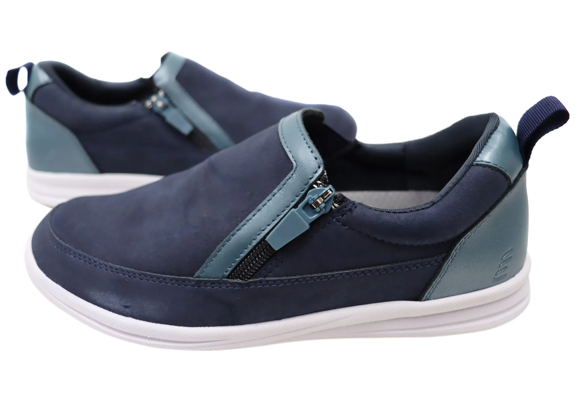 Homyped Journey Zip Damen Bequeme Unterstützende Freizeitschuhe Homyped Schuhe