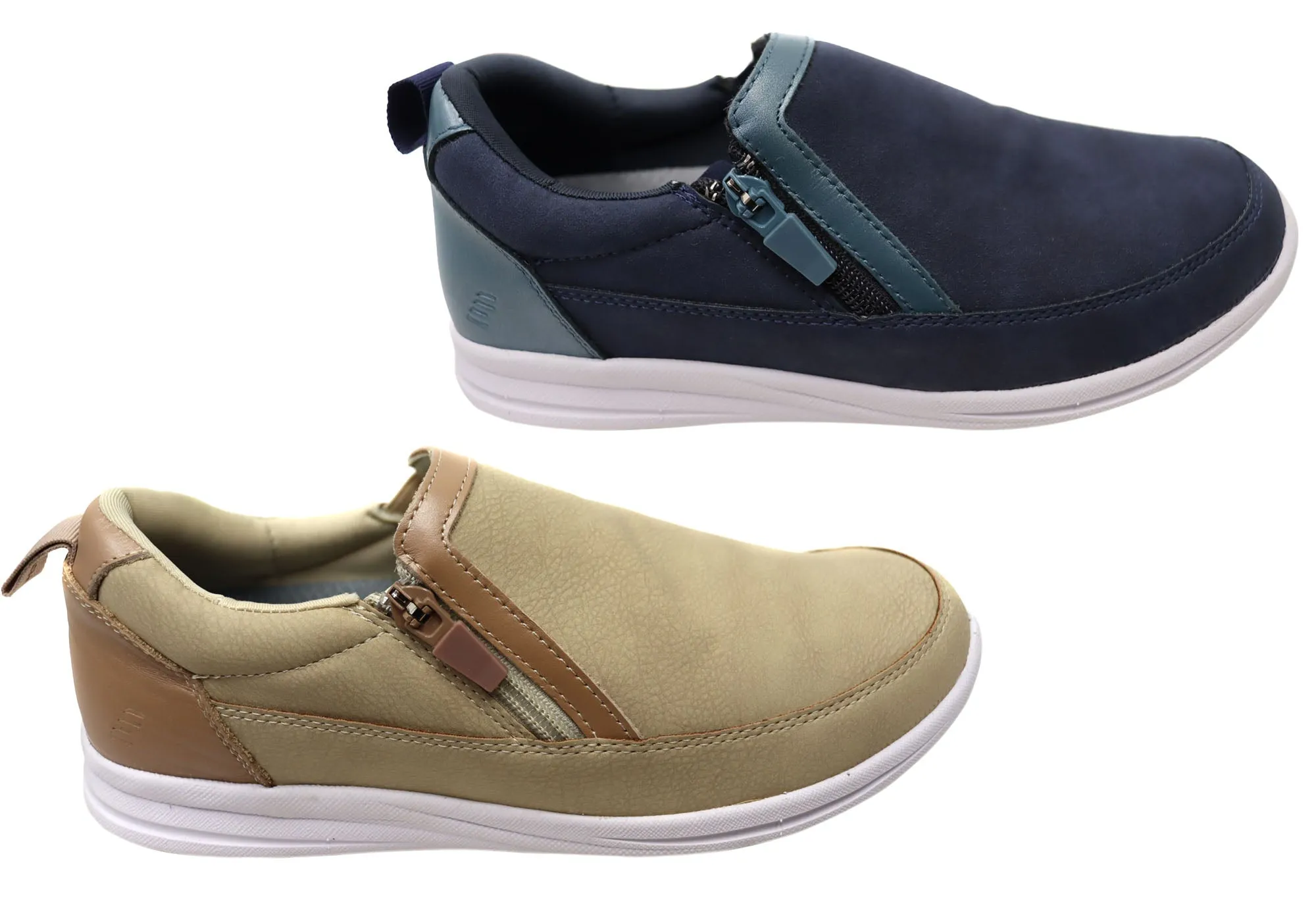 Homyped Journey Zip Damen Bequeme Unterstützende Freizeitschuhe Homyped Schuhe