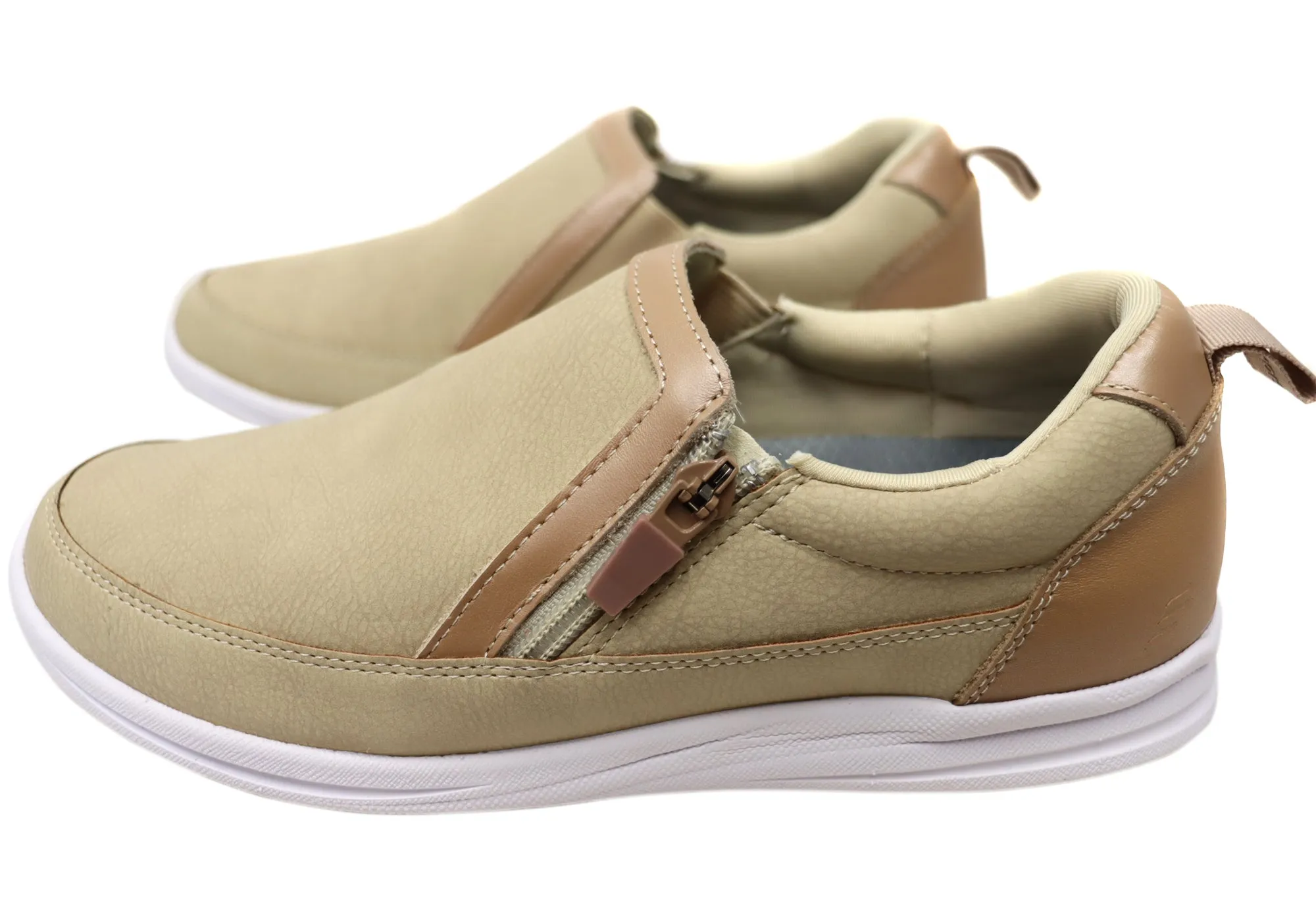Homyped Journey Zip Damen Bequeme Unterstützende Freizeitschuhe Homyped Schuhe