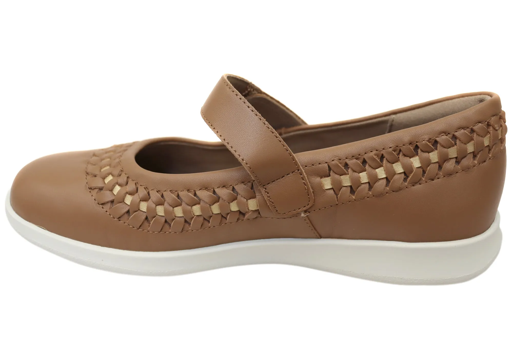 Homyped Sierra Sommer Damen Leder Bequeme Mary Jane Schuhe Homyped Schuhe