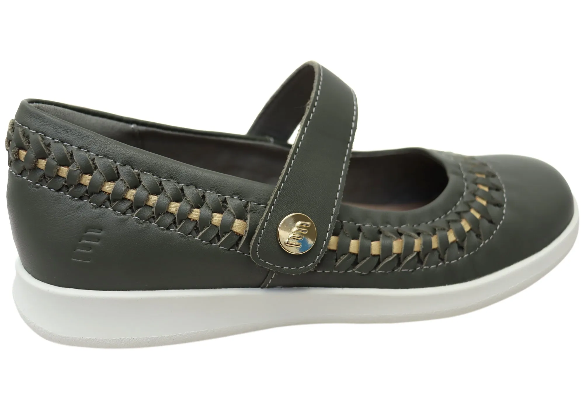 Homyped Sierra Sommer Damen Leder Bequeme Mary Jane Schuhe Homyped Schuhe