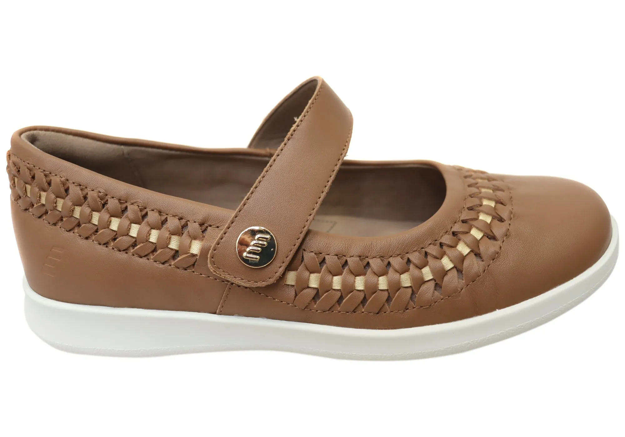 Homyped Sierra Sommer Damen Leder Bequeme Mary Jane Schuhe Homyped Schuhe