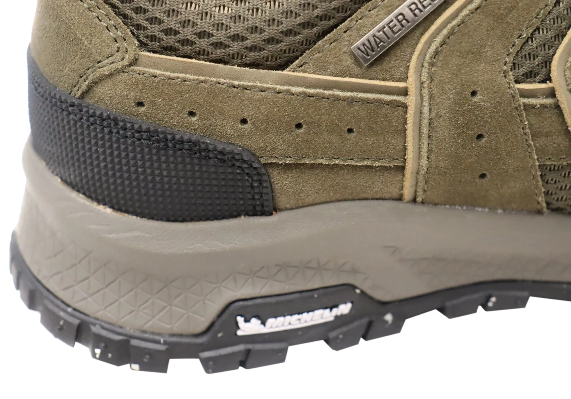 Hush Puppies Kambara Damen Olive Bequeme Lederschnürschuhe Hush Puppies Schuhe