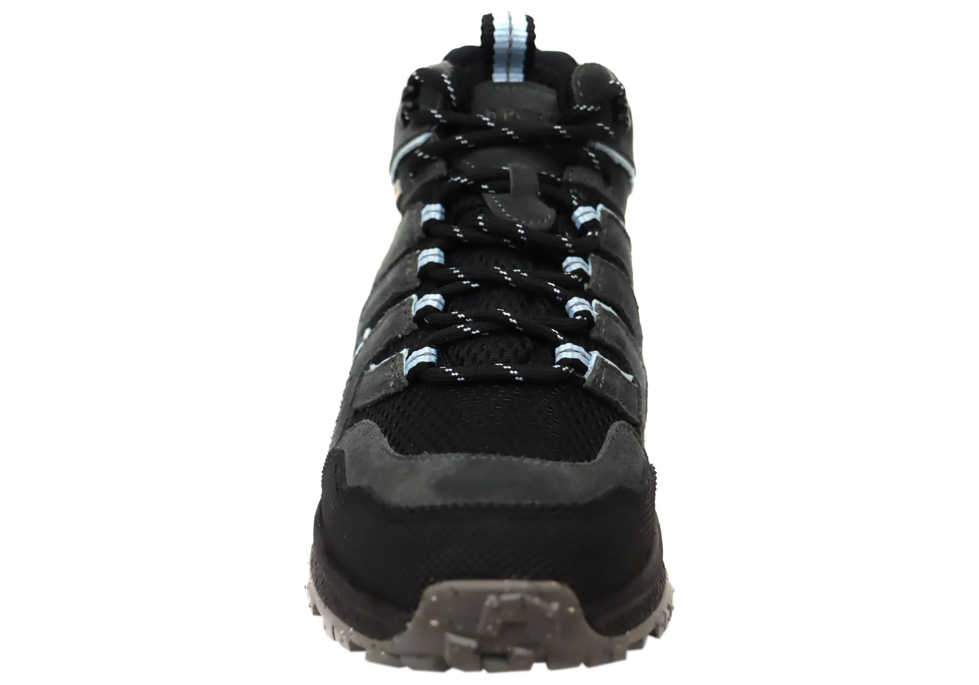 Hush Puppies Kanya Damen Kohle Bequeme Leder Schnürstiefel Hush Puppies Schuhe