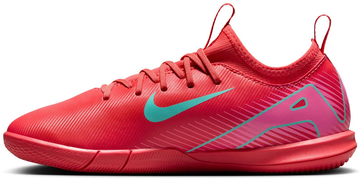 Jr. Mercurial Vapor 16 Academy Hallenfußballschuhe mit niedrigem Schaft für Junioren