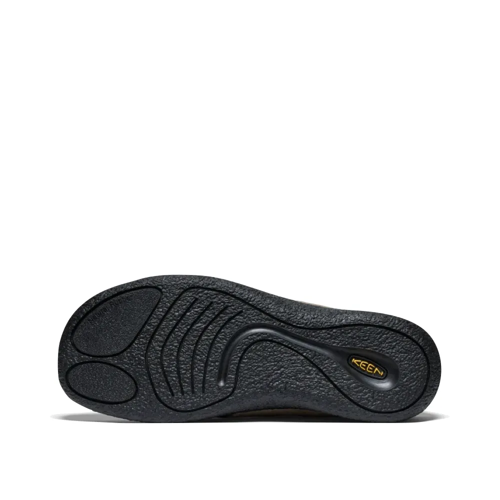 KEEN Herren Howser III Leder-Slipper in Tigeroptik/Flaschengrün