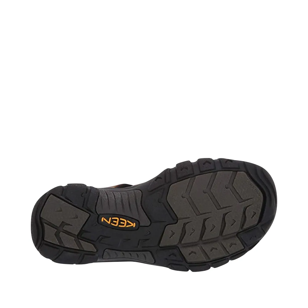 KEEN Herren Newport Ledersandale in Bisonbraun