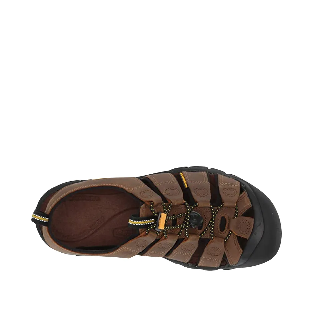 KEEN Herren Newport Ledersandale in Bisonbraun