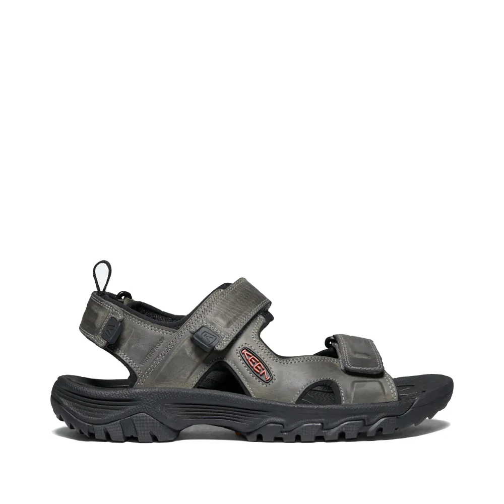 KEEN Herren Targhee III wasserdichte Sandale in Grau