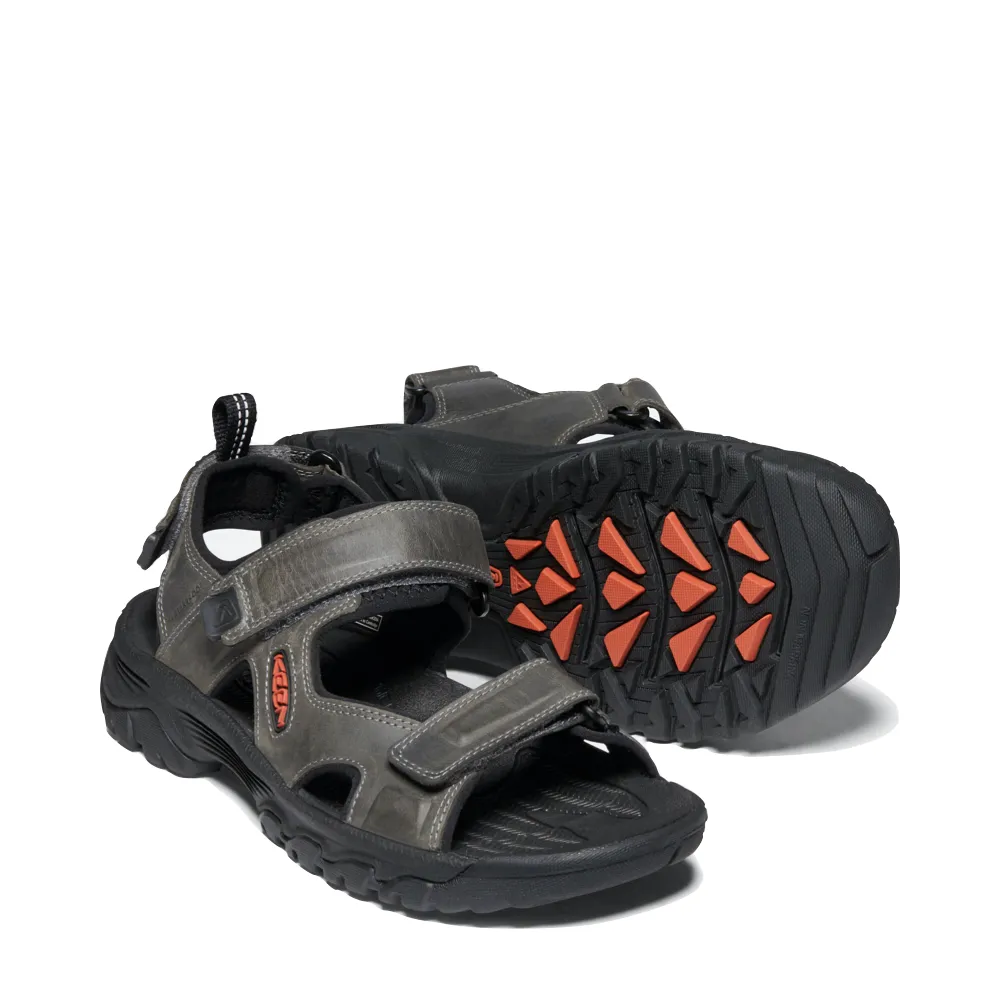 KEEN Herren Targhee III wasserdichte Sandale in Grau